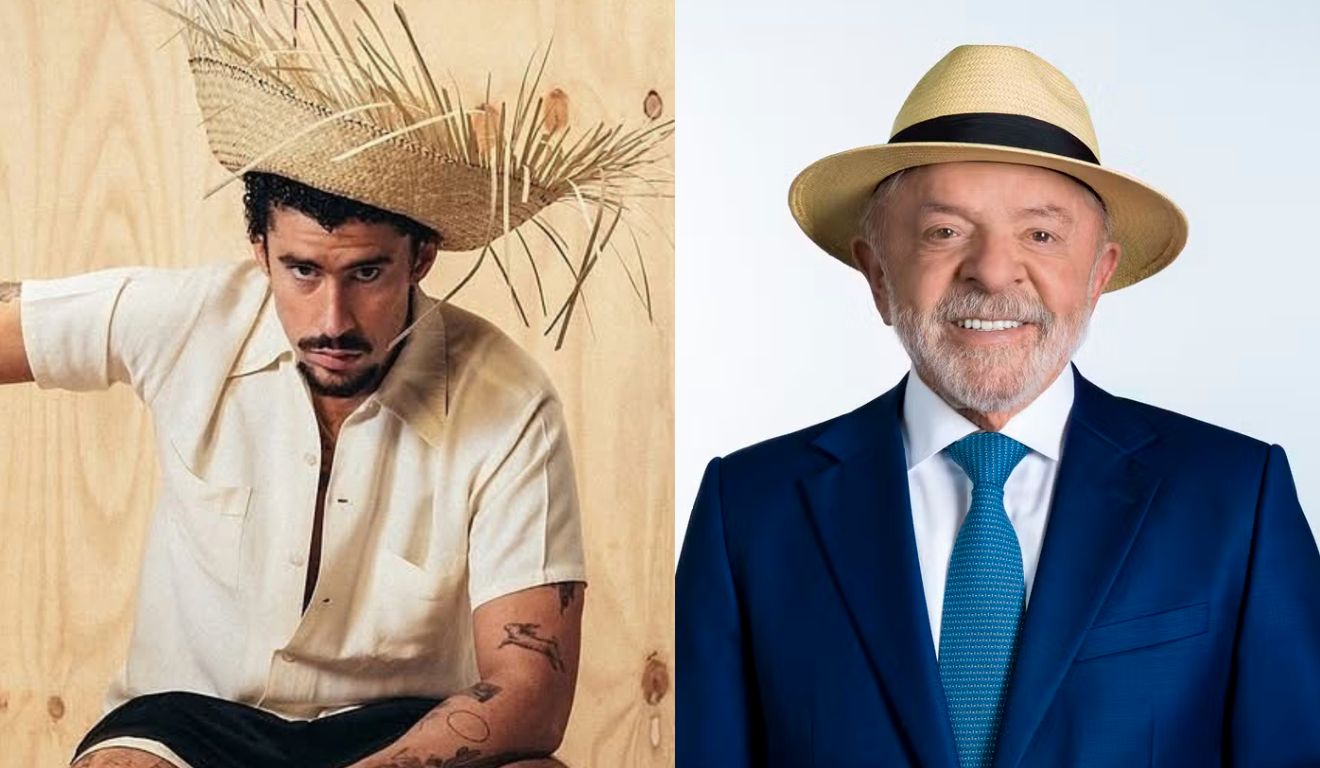 Propaganda eleitoral com Bad Bunny e Lula