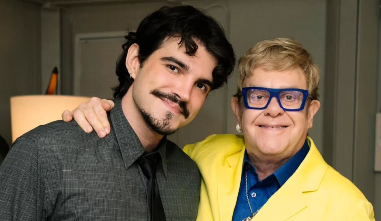 Jão tem encontro com Elton John e ganha elogio: 