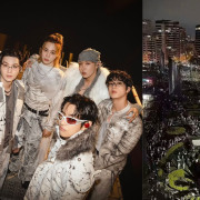 Crédito: BTS e Reprodução @taesoothe no X Crédito: BTS e Reprodução @taesoothe no X