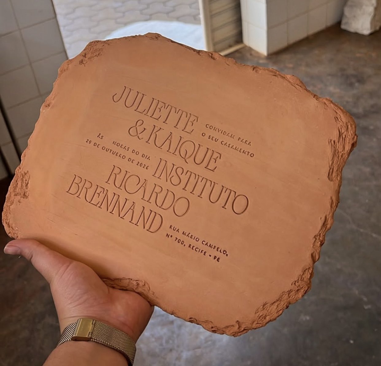 Juliete e Kaique Cerveny realizam casamento com cerimônia nordestina no Instituto Ricardo Brennand