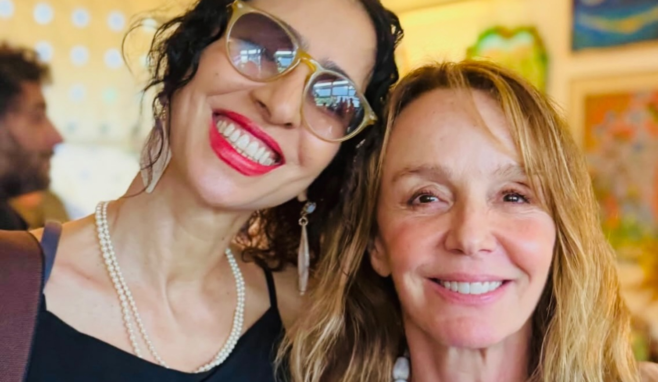 Marisa Monte é tietada por atriz de 