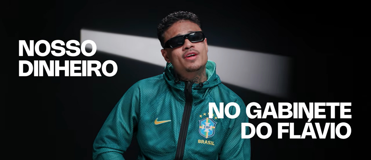 Instagram derruba vídeo de MC Cabelinho contra Flavio Bolsonaro em menos de 1 hora